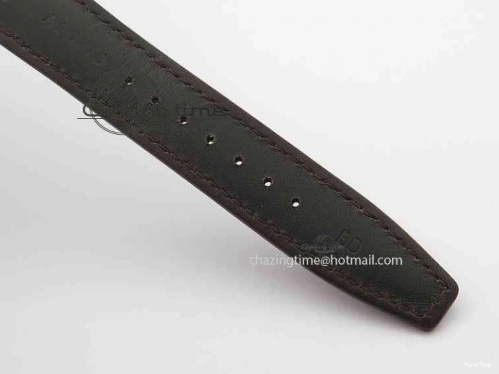 MIROTIME 0331 Unique Portuguese IW3714 Diam ZF V2 1:1 Best Edition Gray Dial On Brown Leather Strap A79350 (Slim Movement) 7250